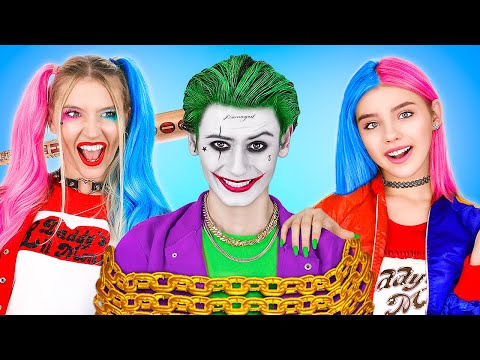 Видео: Моя девушка - Харли Квинн! Мой Краш - Джокер | Отношения с Супергероями