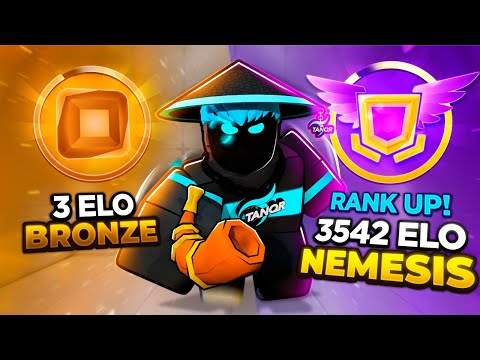 Видео: БРОНЗА до РАНГА НЕМЕЗИДА в Roblox Rivals..