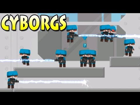 Видео: Clone Armies sandbox! many cyborgs! армия клонов сандбокс! спам киборгов!