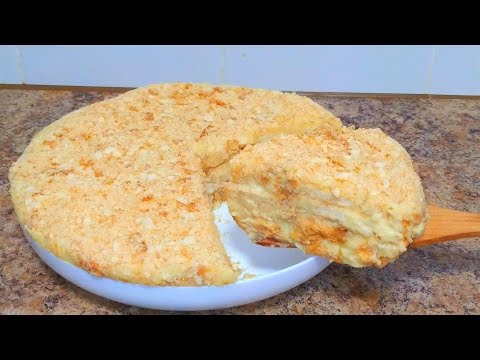 Видео: Торт НАПОЛЕОН за 15 Минут Без Выпечки! Самый Вкусный Рецепт!