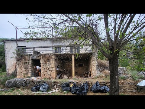 Видео: Реновация старого каменного дома в Чернгории часть 2 