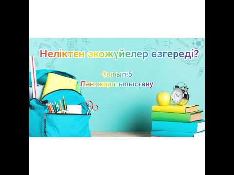 Видео: Экожүйелер. Ашық сабаққа идеялар. Нейрогимнастика.