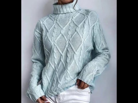 Видео: Вязаные модели на любой вкус. Схемы узоров.