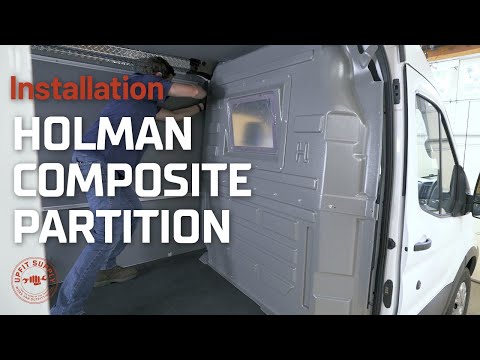 Видео: Установка композитной перегородки Holman в наш грузовой фургон Ford Transit