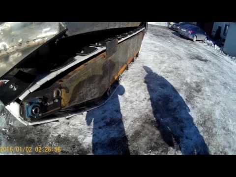 Видео: Обзор гусеничного вездехода Сергея Агуреева, испытание новых гусениц