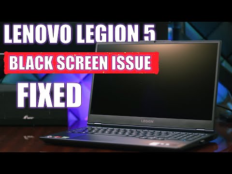 Видео: Проблема с черным экраном LENOVO LEGION 5 устранена 15ach6h