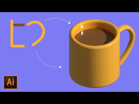Видео: Как сделать 3D Объемное изображение в иллюстраторе | УРОКИ Adobe illustrator #Orlovillustrator