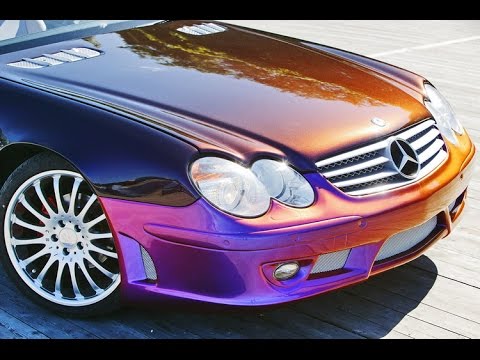 Видео: Хамелеон-краска для авто (3 цвета)