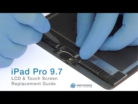 Видео: Руководство по замене ЖК-дисплея и сенсорного экрана iPad Pro 9.7 — RepairsUniverse