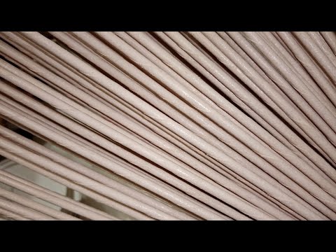 Видео: Как покрасить бумажные трубочки. Бумажная лоза "Крем Брюле". Плетение и бумажной лозы.