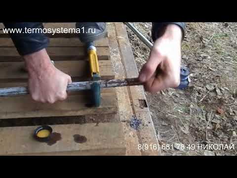 Видео: нарезание резьбы клуппом