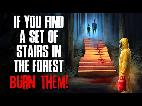 Видео: Если вы нашли лестницу в лесу, СЖГИТЕ ИХ!