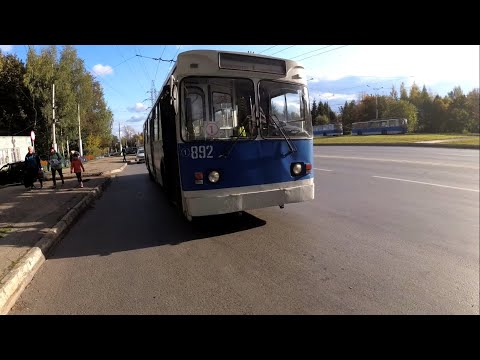 Видео: Троллейбус МТРЗ - 6223 - 0000010 № 892 | Чебоксары