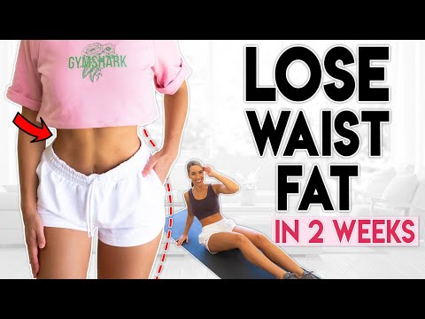 Видео: Похудеть за 2 недели (талия меньше) | 8 минут домашней тренировки