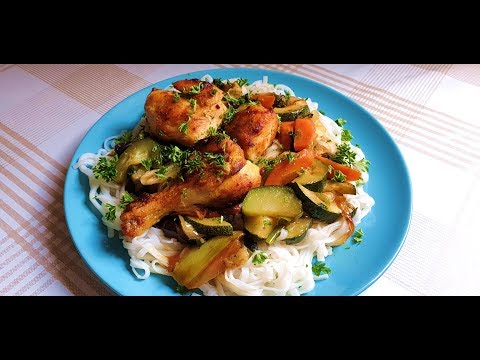 Видео: Жареная курочка  на обед