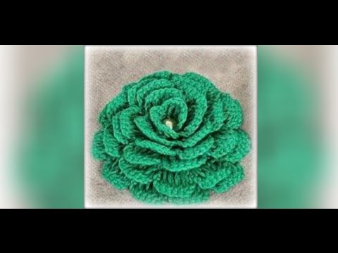 Видео: Как связать цветок крючком для начинающих. Crochet flowers