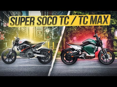 Видео: Электромотоцикл SUPER SOCO TC или SUPER SOCO TC MAX. Что лучше ?