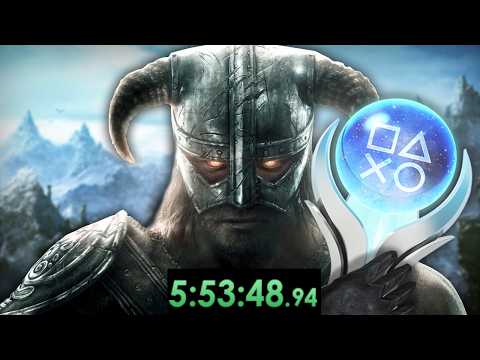 Видео: Я получил платину в Skyrim так быстро, как только мог