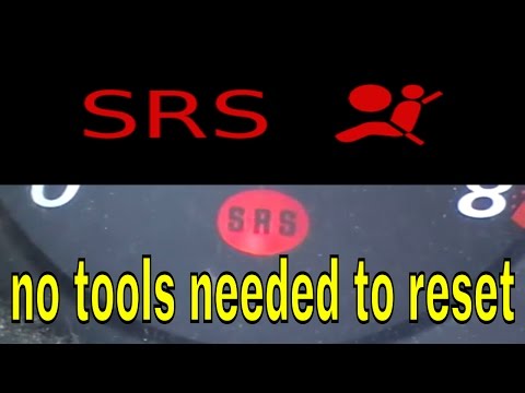 Видео: Как сбросить или отключить индикатор подушки безопасности SRS Honda CRV