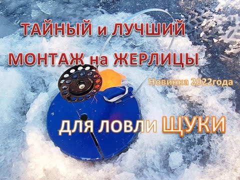 Видео: ТАЙНЫЙ и ЛУЧШИЙ МОНТАЖ  ЖЕРЛИЦЫ на ЩУКУ.THE SECRET and BEST MOTAGE on the ZHERLITSY for PIKE fishing
