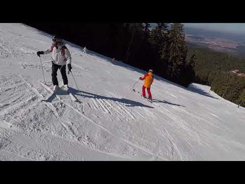 Видео: Ски писта Ястребец 3 (червена), пл. Рила | Yastrebets 3 ski slope (red), Rila mountain