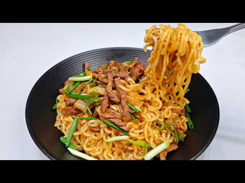 Видео: Приготовление Острой Лапши С Говядиной И Кимчи :: Просто, но невероятно вкусно!