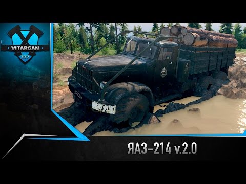 Видео: Spin Tires ЯАЗ-214 v. 2.0