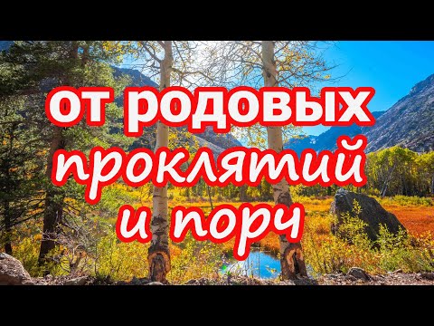 Видео: Заговор от родовых проклятий и родовых порч📯