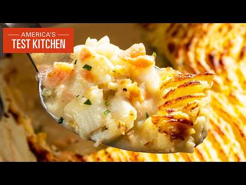 Видео: Как приготовить рыбацкий пирог — классическое британское блюдо для семейного ужина | Американская...