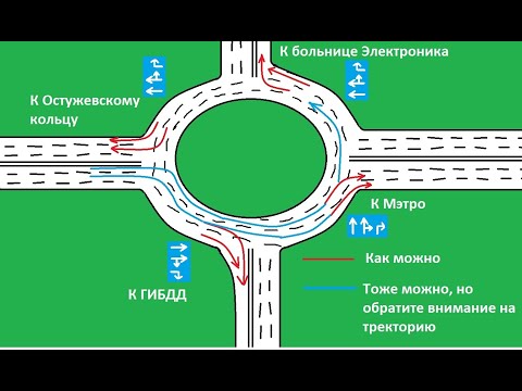 Видео: Воронеж, турбокольцо. Теперь с разметкой. (кольцо убрали, сделали развязку)