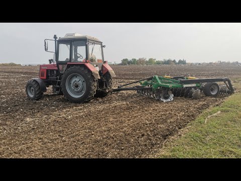 Видео: Дискую второй след по подсолнечнику!