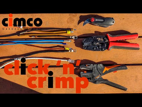 Видео: Кримпер который обжимает всё 🔥🔥🔥 Cimco Click ‘n’ Crimp 106000