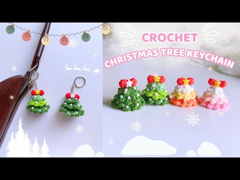 Видео: 🎄 Как связать крючком брелок в виде ёлочки всего за 30+ минут 🎄❄️ Легко и быстро | Подходит для н...