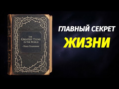 Видео: Величайшее в мире - Генри Драммонд | Забытый секрет идеальной жизни