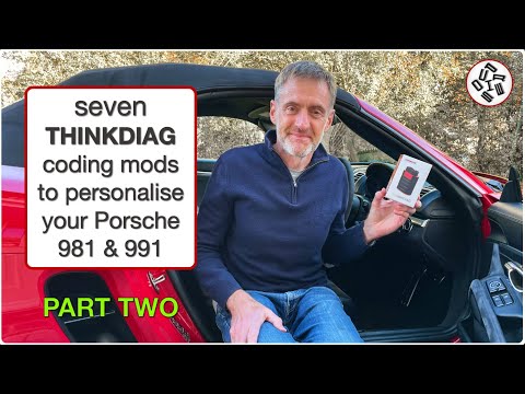 Видео: 7 модов кодирования ThinkDiag для улучшения Porsche 981 и 991