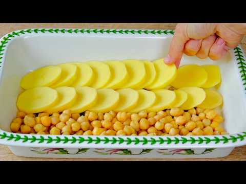 Видео: Смешайте 3 картофелины и 1 банку нута! Мой идеальный бюджетный рецепт картофеля.