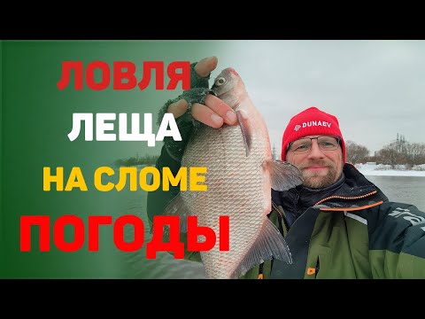 Видео: ловля леща на сломе погоды зимой