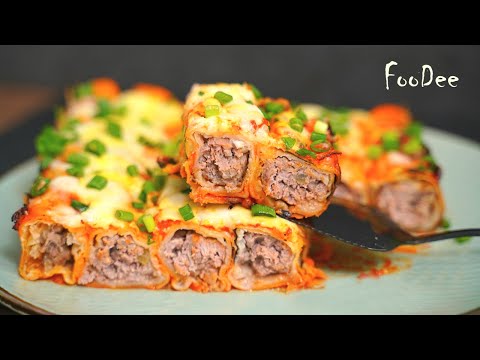 Видео: Беру обычный ФАРШ и ЛАВАШ, а получается такая ВКУСНЯТИНА! Очень вкусный обед или ужин