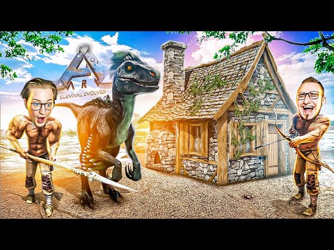 Видео: ПОСТРОИЛИ ДОМ ИЗ ДЕРЕВА! ВЫЖИВАЕМ 24 ЧАСА В ARK SURVIVAL!