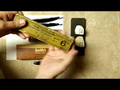 Видео: моя коллекция камней, сравнение остроты после финиша на разных камнях