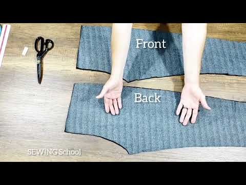 Видео: Вертикальное положение за 5 минут /Очень простой крой и пошив спортивного костюма