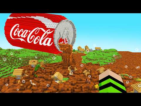Видео: С КАЖДОЙ МИНУТОЙ COCA-COLA В MINECRAFT ПОДНИМАЕТСЯ ВСЕ ВЫШЕ!