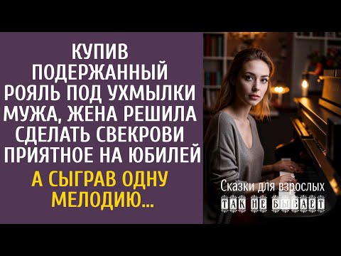 Видео: Купив подержанный рояль, Катя решила сделать свекрови приятное на юбилей… А сыграв одну мелодию…