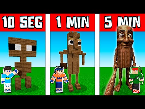 Видео: НУБ ПРОТИВ ПРО: ПОСТРОЙКА TUNG TUNG SAHUR ЗА 5 МИНУТ / 1 МИНУТУ / 10 СЕКУНД В MINECRAFT!!