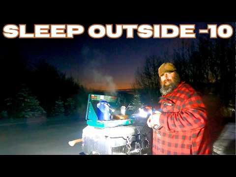 Видео: Спать в санях -10ф