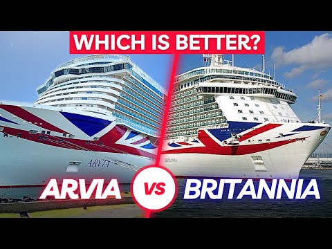 Видео: P&O Arvia и Britannia — сравнение кают, еды, развлечений и многого другого