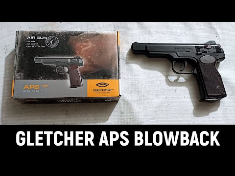 Видео: GLETCHER APS (АПС) - ОБЗОР, ТЕСТ И ТЮНИНГ - ПНЕВМАТИЧЕСКИЙ ПИСТОЛЕТ СТЕЧКИНА (CO2 BLOWBACK)