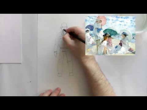 Видео: Рисуем фигуру человека. Фильм 3.