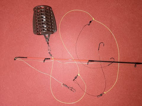 Видео: Универсальный монтаж Донки. Как привязать боковые поводки, Как привязать вертлюг,грузило,карабин!