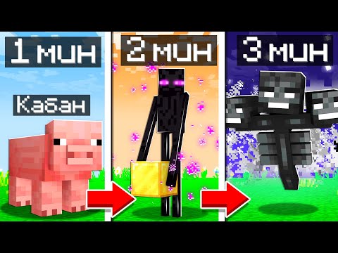 Видео: 😰 Майнкрафт, но мы ПРЕВРАЩАЕМСЯ В РАНДОМНЫХ МОБОВ КАЖДЫЕ 30 СЕКУНД